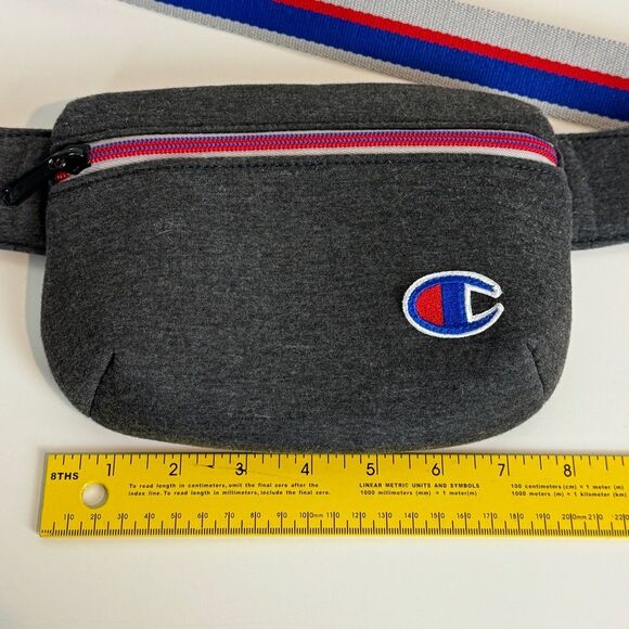 Champion Grey Waist Belt Bag Fanny Pack Unisex - Picture 7 of 8